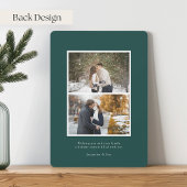 Joy Script | Kerstfeestdag — Fotokaart Feestdagenkaart