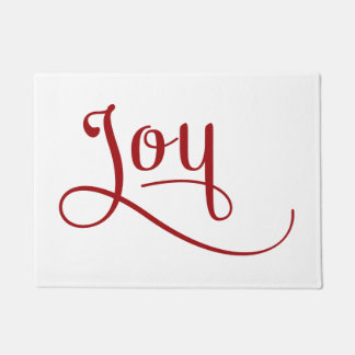 Joy Script Red Deurmat