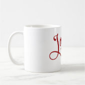 Joy Script Red Koffiemok (Links)