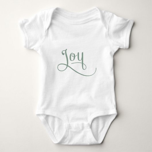 Joy Script Sage Romper (Voorkant)