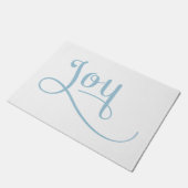 Joy Script Sky Deurmat (Schuin)