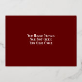 Joy Scrolly Frame Folie Feestdagenkaart (Achterkant)