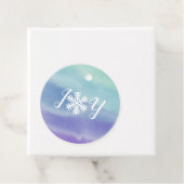 Joy Snowflake Bedankjes Labels (In situ)