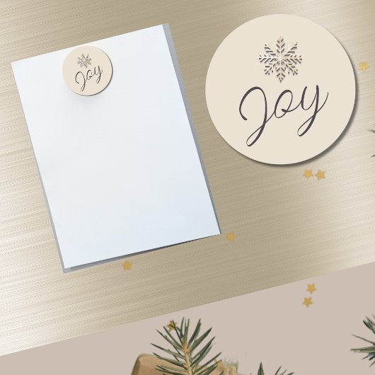 Joy Snowflake Vakantie Magneet