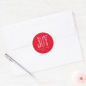 JOY Sparkle Lights kerstfeestdag Sticker (Envelop)