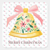 Joy Sticker de Noël avec Preppy Bell (Devant)