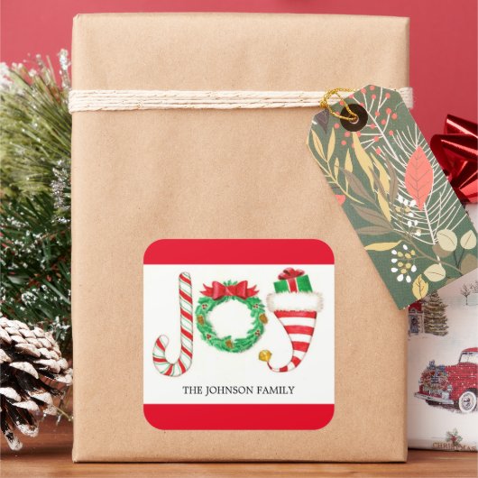 Joy Stickers Aquarelle de Noël (vacances)