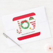 Joy Stickers Aquarelle de Noël (Enveloppe)