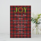 JOY TARTAN CHRISTMAS WREATH | HET MENU CHRISTMAS (Staand voorkant)