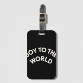 Joy to the World Bagagelabel (Voorkant (verticaal))