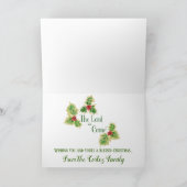 Joy to the World Carte de Noël personnalisée (Intérieur)