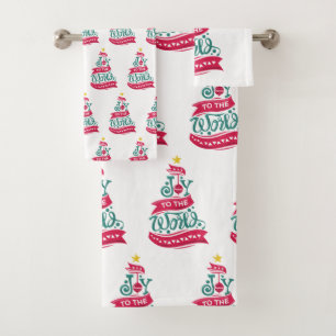 Joy to the World Christmas Citation Typographie