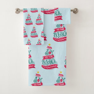 Joy to the World Christmas Citation Typographie