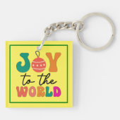 Joy to the World - Christmas Design-50835 Sleutelhanger (Achterkant)