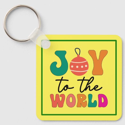 Joy to the World - Christmas Design-50835 Sleutelhanger (Voorkant)