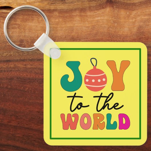 Joy to the World - Christmas Design-50835 Sleutelhanger (Voorkant)