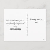 JOY TO THE WORLD GOLD SCRIPT | VAKANTIEFOTO FEESTDAGENKAART (Achterkant)