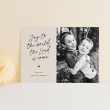 Joy to the World Handwriting Religieuze Kerst