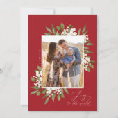 Joy to the World Holiday Carte photo (Devant)
