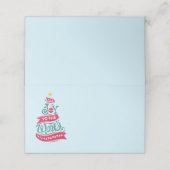 Joy to the World Kerstcitote Typografie (Buitenkant ongevouwen)