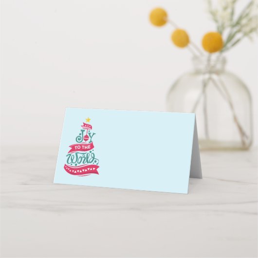 Joy to the World Kerstcitote Typografie (Voorkant)