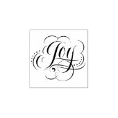 Joy to the World - kerstkalligrafie Lettering Rubberstempel (Afrduk)