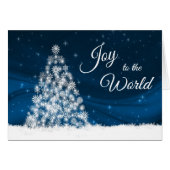 Joy to the World Lyrics Christmas Card (Devant horizontal)