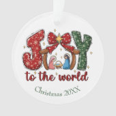 Joy to the World Manger Scene Christian Christmas (devant)