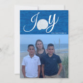 Joy To The World Photo Collage Carte de Noël (Devant)