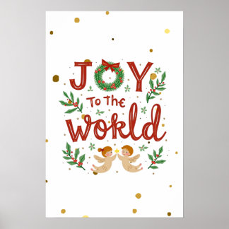 Joy To The World Poster Wall Art