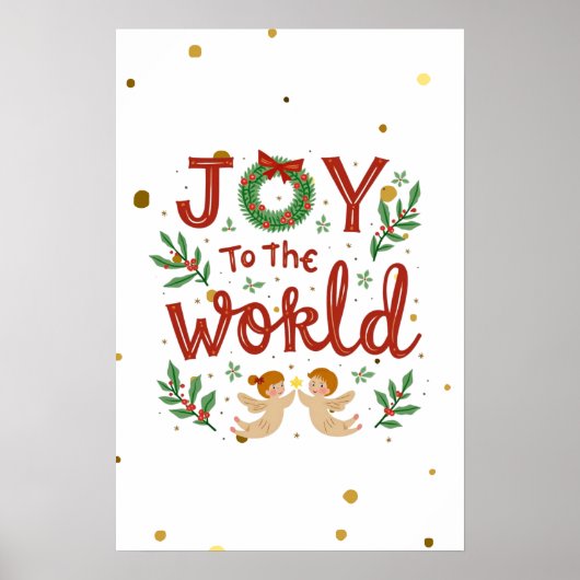 Joy To The World Poster Wall Art (Devant)