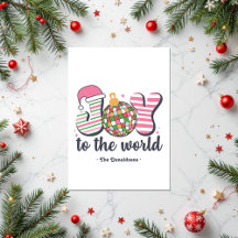 "Joy to the World" Retro Disco Bal Foto