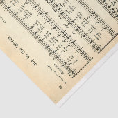 Joy To The World Sheet Music DW3 Decoupage Tissuepapier (Detail)