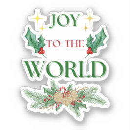 Joy To The World Sticker