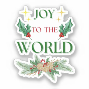 Joy To The World Sticker