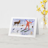 Joy to Winter Lee Marie's Creative Design Kaart (Gele Bloem)