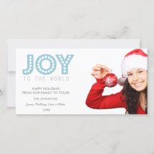 JOY to World Photo Card | FEESTDAGEN