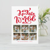 JOY TO WORLD Voeg je foto's toe (Staand voorkant)