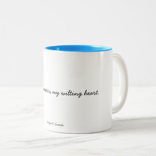 Joy Tweekleurige Koffiemok (Voorkant rechts)