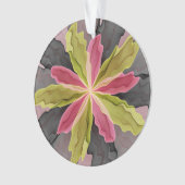 Joy, Vert rose Anthracite Imaginaire Fleur Fractal (devant)