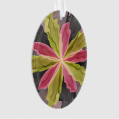 Joy, Vert rose Anthracite Imaginaire Fleur Fractal (devant)