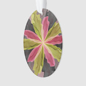 Joy, Vert rose Anthracite Imaginaire Fleur Fractal (devant)