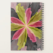 Joy, Vert rose Anthracite Imaginaire Fleur Fractal (Dos)