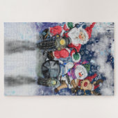 Joy - Vrolijk kerstfeest - Happy Legpuzzel (Horizontaal)