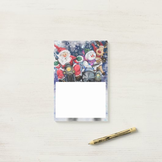 Joy - Vrolijk kerstfeest Post-it® Notes (Op bureau)