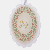 “Joy” Watercolor Christmas Ornament (Links)