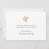 Joy Waterverf Candy Canes en Wreath Greenery (Achterkant)