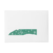 Joy Waterverf Verf het Etiket van het Adres van de Adreslabel Wikkel (Voorkant)