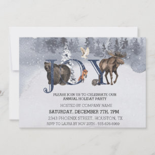 JOY Woodland Kerstvakantie Bedrijfsfeest Kaart