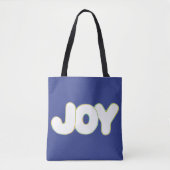 Joy - woord in kleuren, canvas canvas tassen (Voorkant)